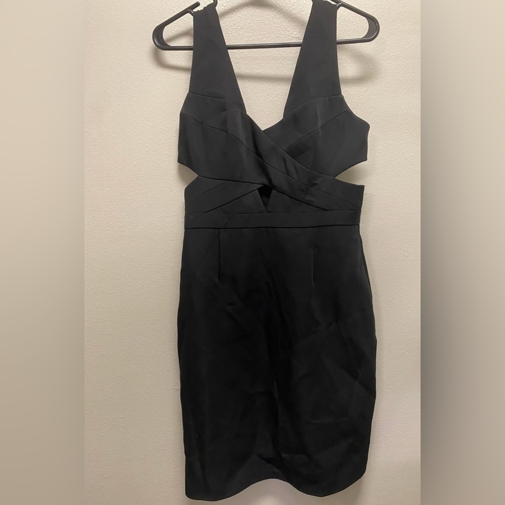 Bcbg black cocktail dress